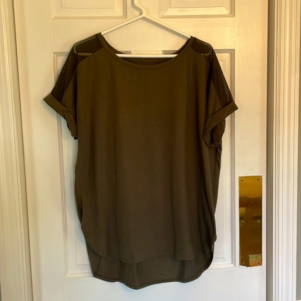 Plus size Athleisure top.